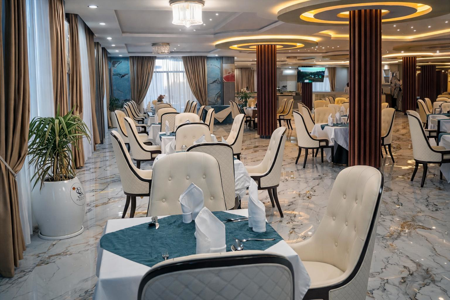 Main restaurant dining area